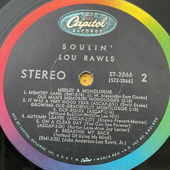 Lou Rawls vinyl Record soulin’ - Picture 9 of 9